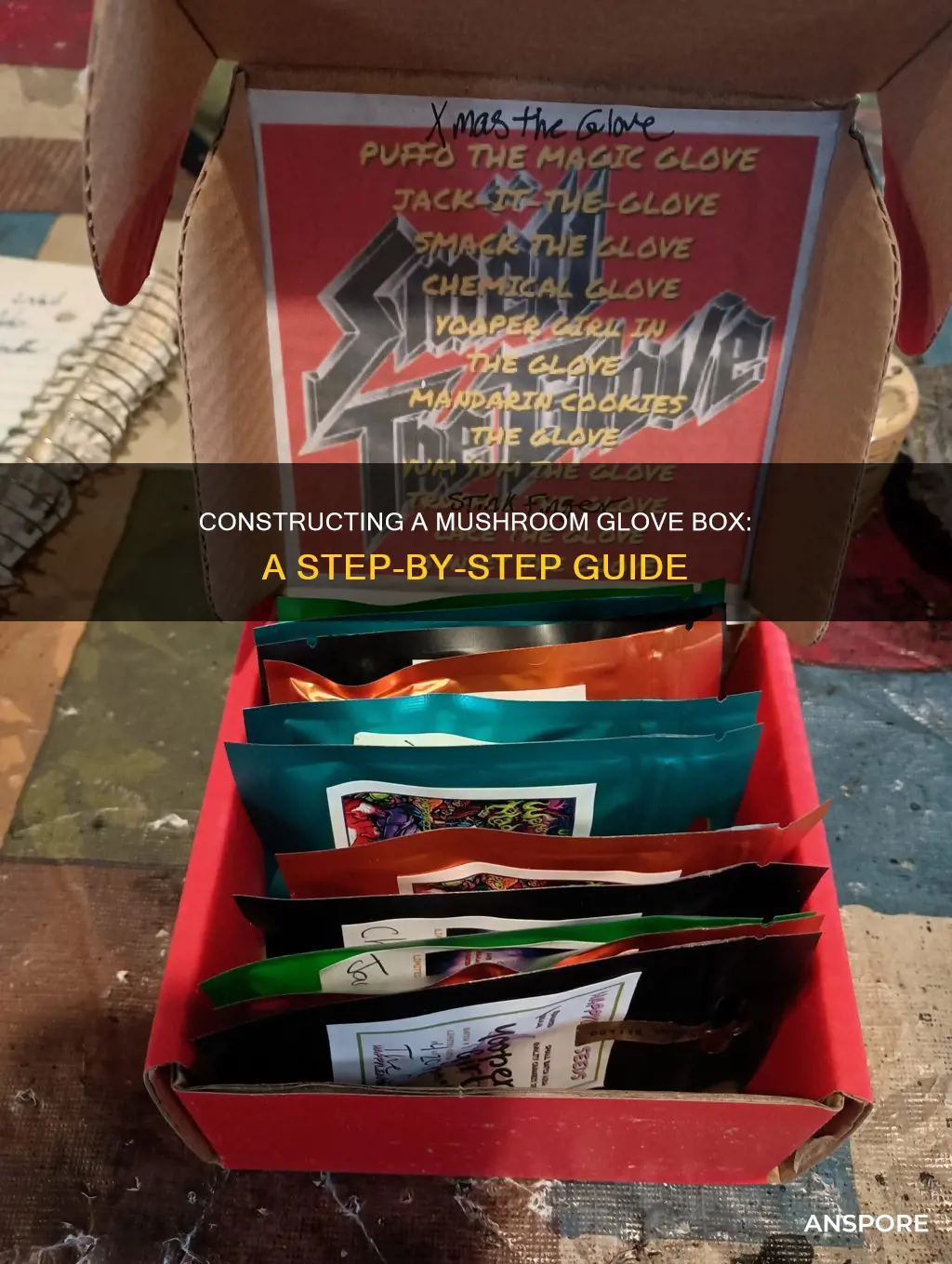 how to build a glove box for mushrooms