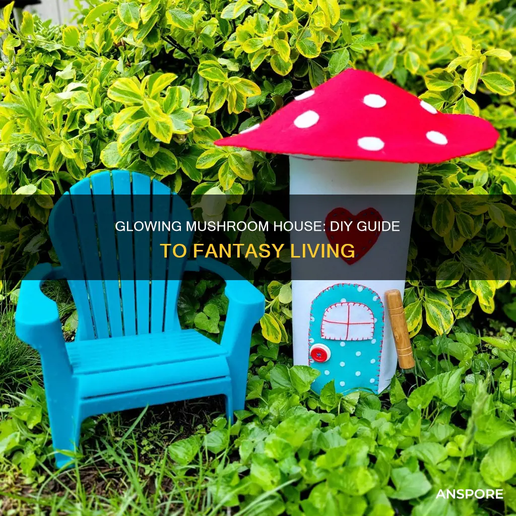 how to build a glowing mushroom house