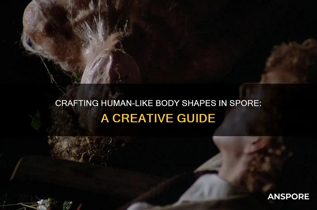 how to build a human ish body shape spore
