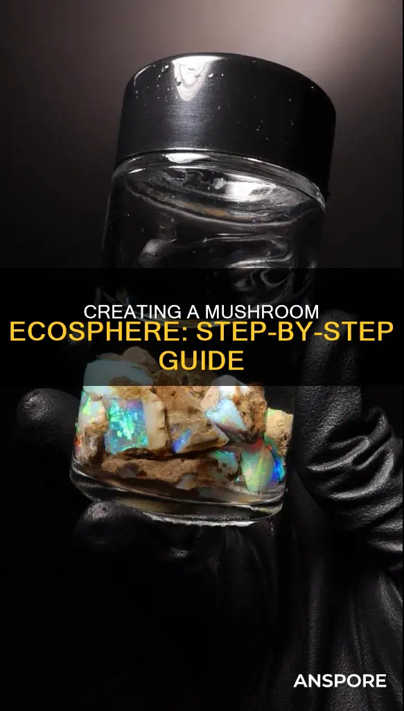 how to build a mushroom ecosphere
