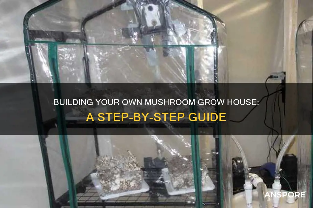 how to build a mushroom grow house