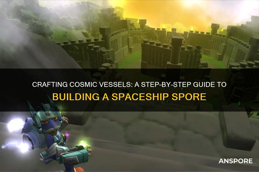 how to build a spaceship spore
