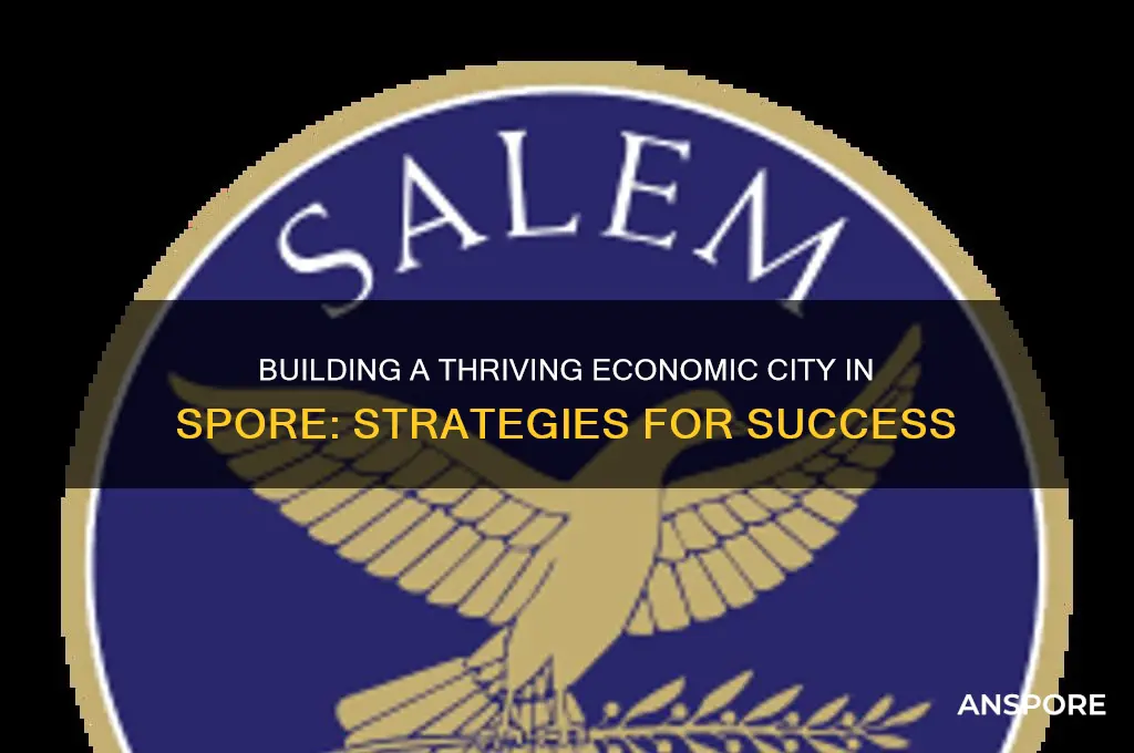 how to build an econmic city in spore