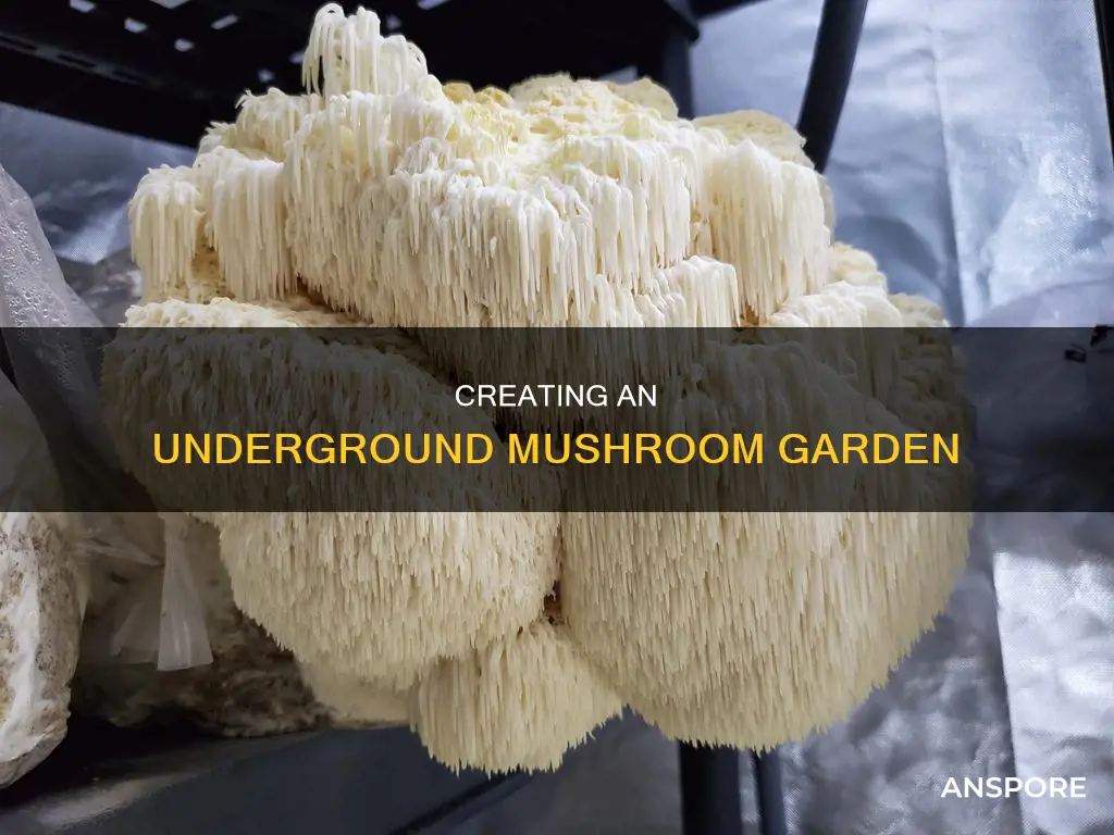how to build an underground mushroom biome