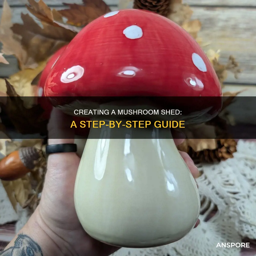 how to build mushroom garden shed