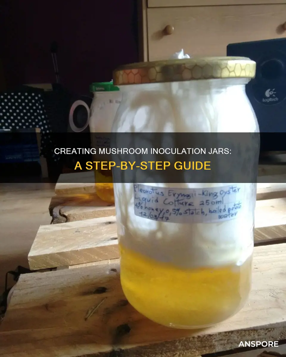 how to build mushroom innoculation jar