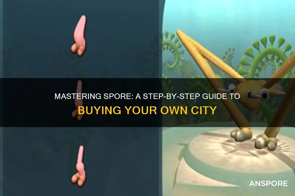 how to buy a city in spore