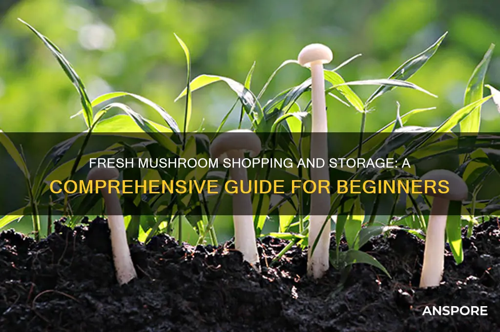 how to buy and store fresh mushrooms