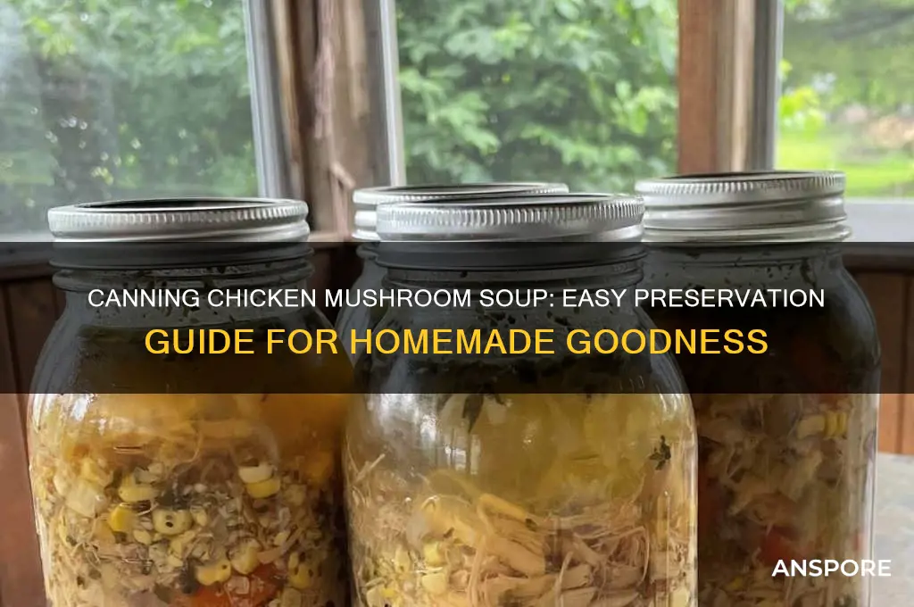 how to can chicken mushroom soup