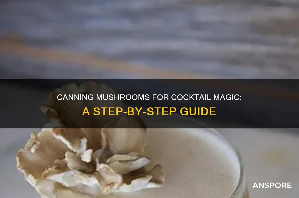 how to can mushrooms for cocktails