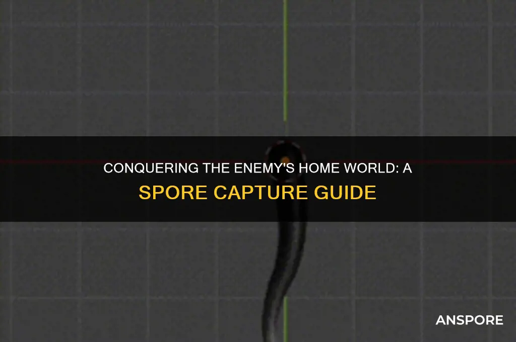how to capture enemy home world spore
