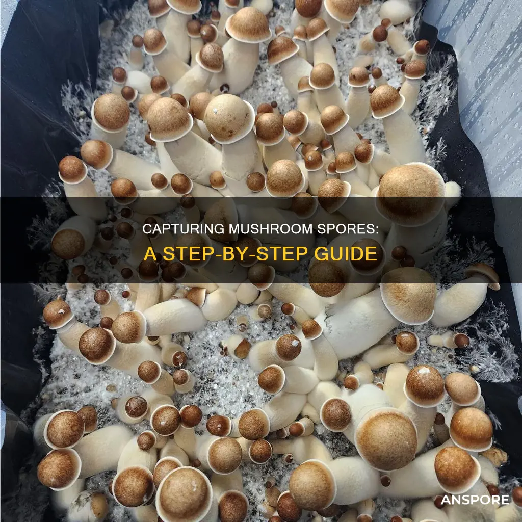 how to capture mushroom spores