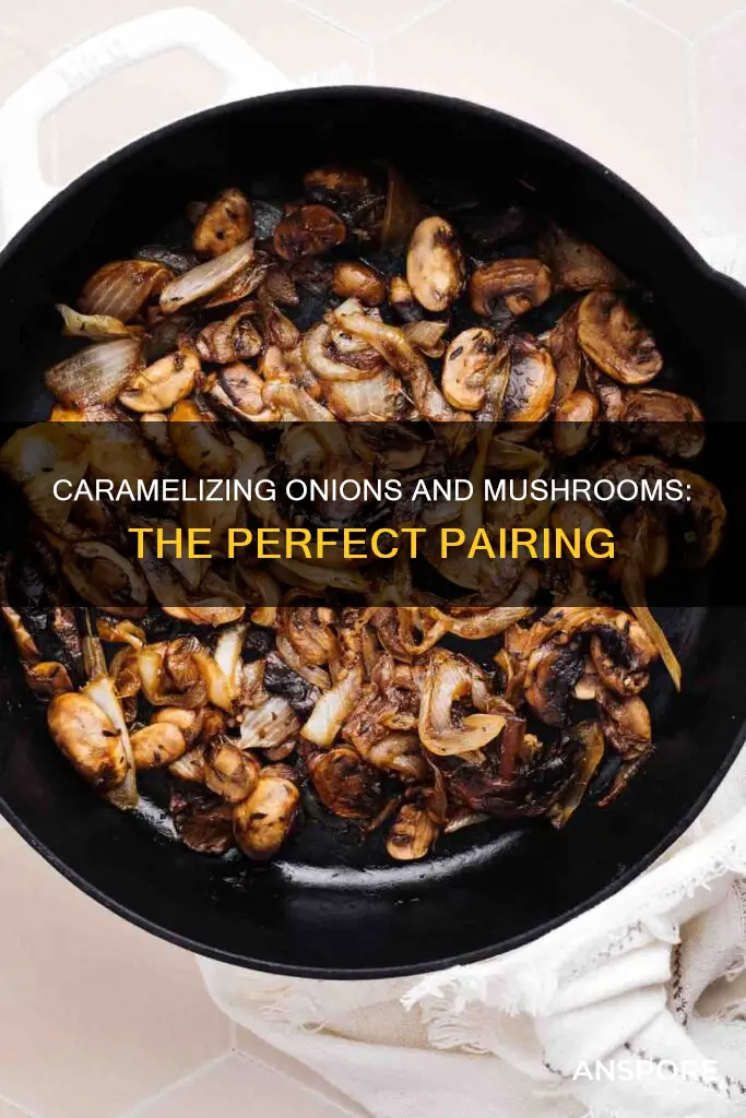 how to caramelise onions and mushrooms