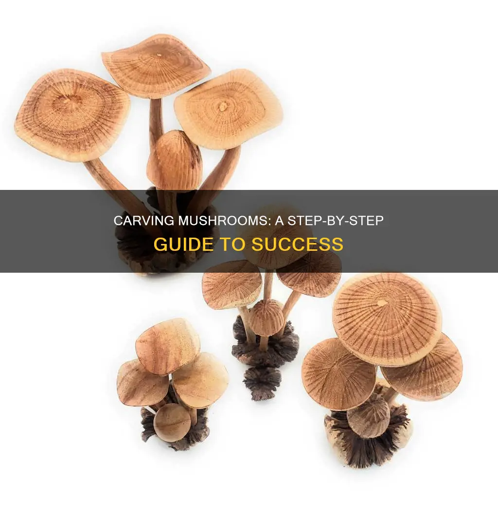 how to carve a mushroom