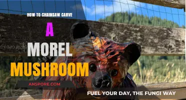 Master Chainsaw Carving: Crafting Lifelike Morel Mushrooms Step-by-Step