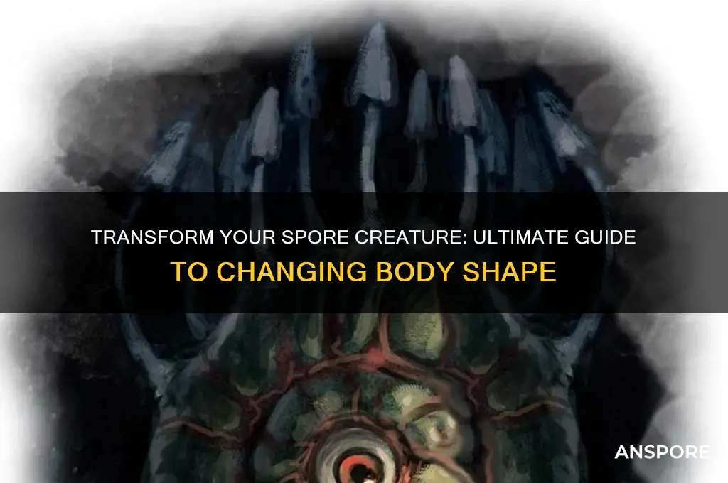how to change body shape in spore