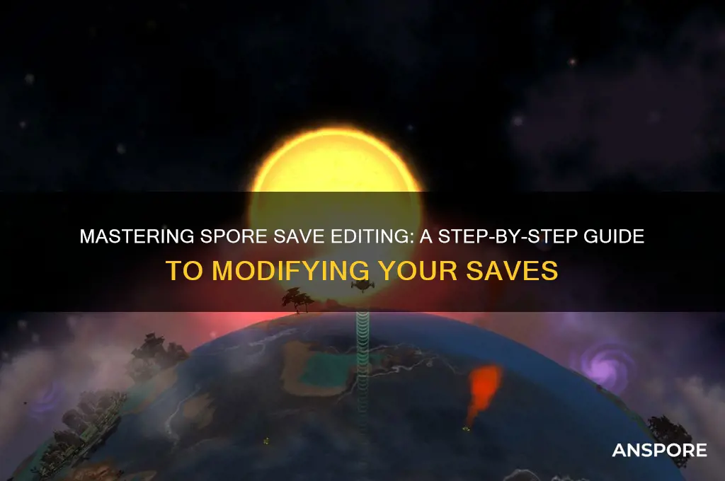 how to change spore saves