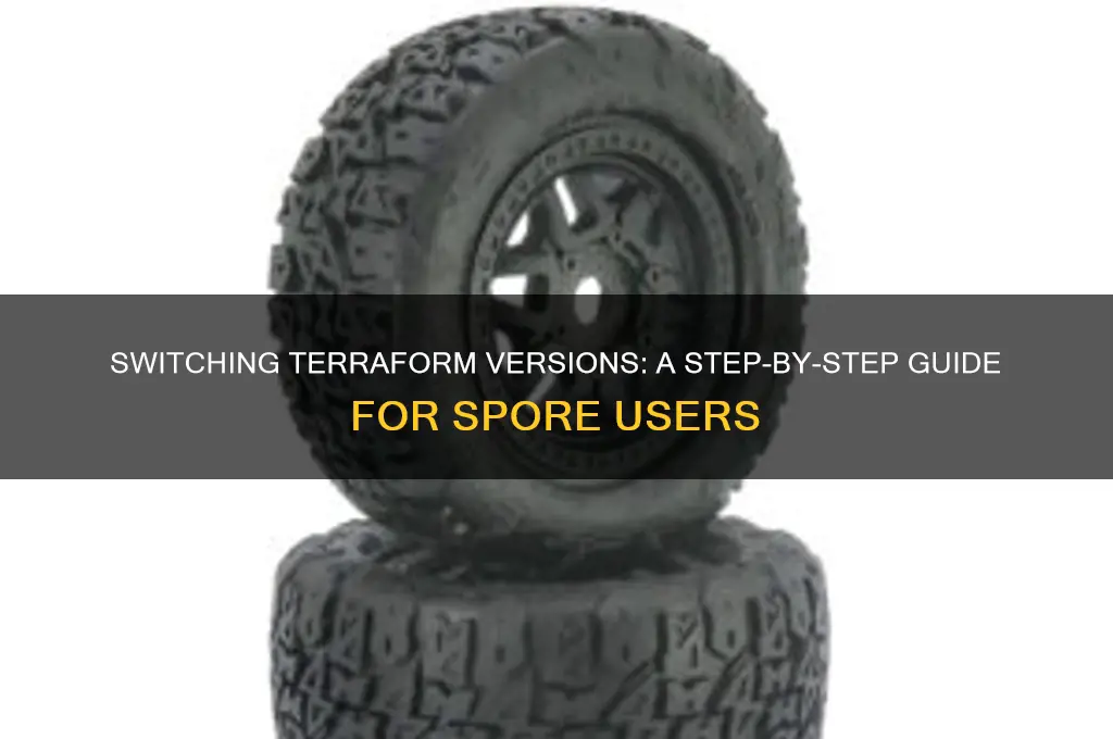how to change terraform version spore