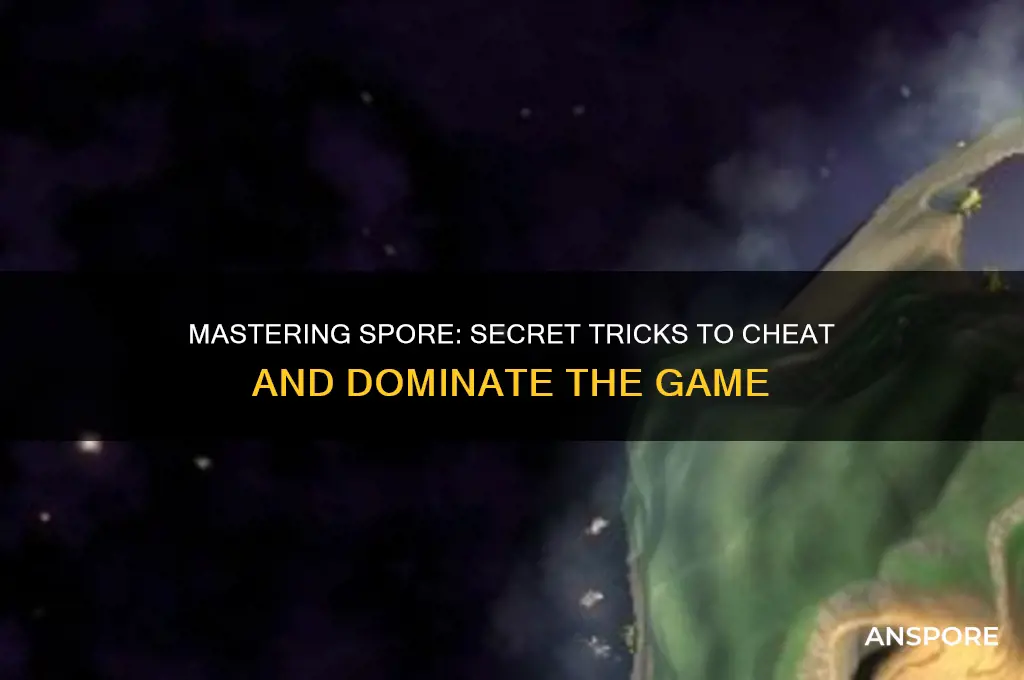 how to cheat in spore