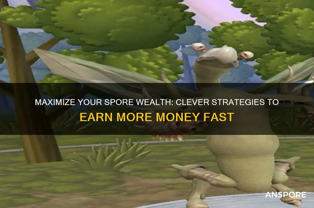 how to cheat more money spore