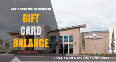 Checking Your Mellow Mushroom Gift Card Balance