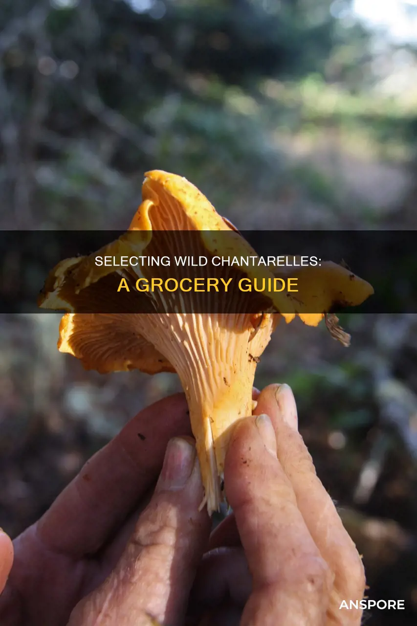 how to choose wild chantarelle mushrooms grocery