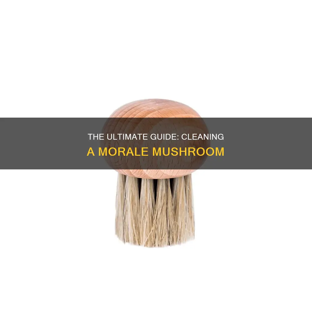 how to clean a morale mushroom
