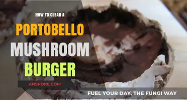 Mastering the Art of Cleaning Portobello Mushroom Burgers: A Step-by-Step Guide