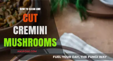 Cleaning and Cutting Cremini Mushrooms: A Step-by-Step Guide