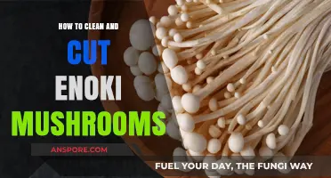 Cleaning and Cutting Enoki Mushrooms: A Step-by-Step Guide