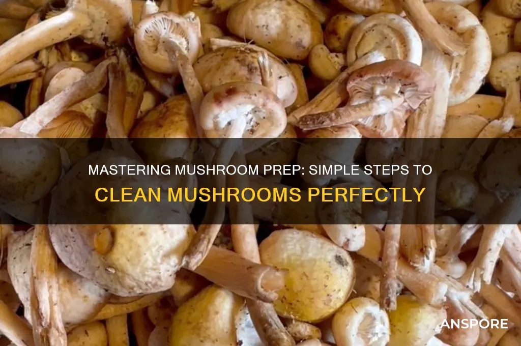 how to clean mushrooms before use