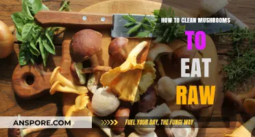 Fresh & Safe: A Simple Guide to Cleaning Mushrooms for Raw Consumption
