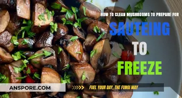 Perfectly Clean Mushrooms: Prep for Sautéing and Freezing Like a Pro