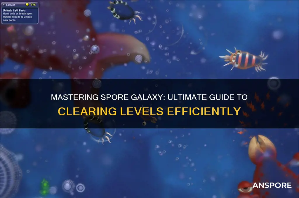 how to clear spore galaxy
