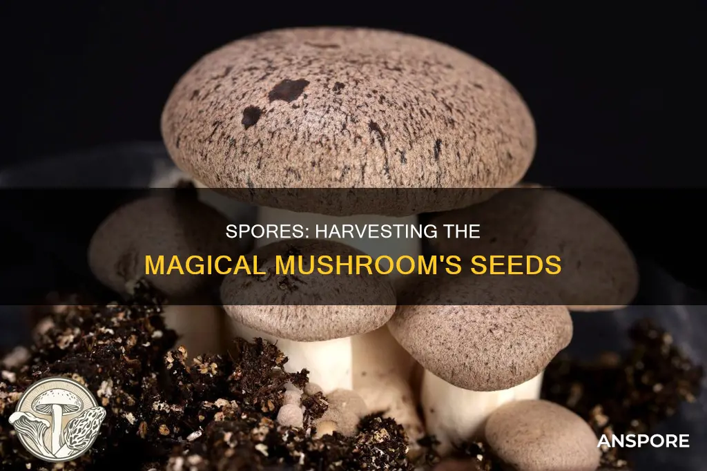 how to collect mushroom spores
