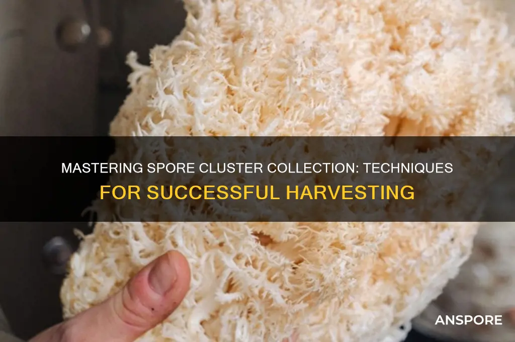 how to collect spore clusters