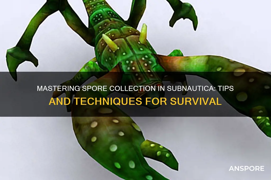 how to collect spores subnautica