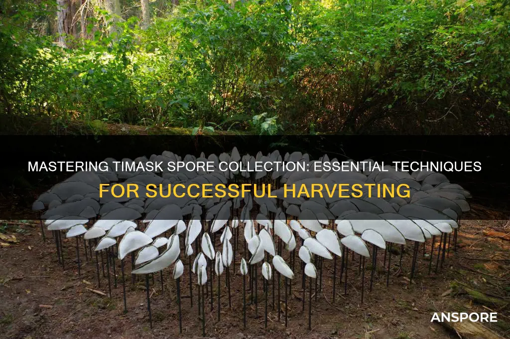 how to collect timask spores