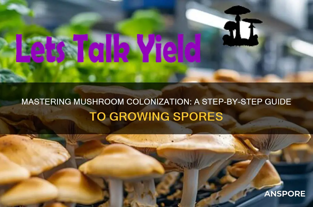 how to colonize for mushroom spores