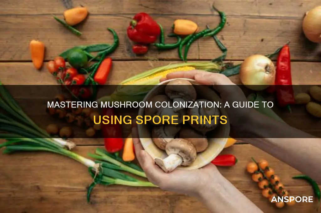 how to colonize shrooms from spore prints