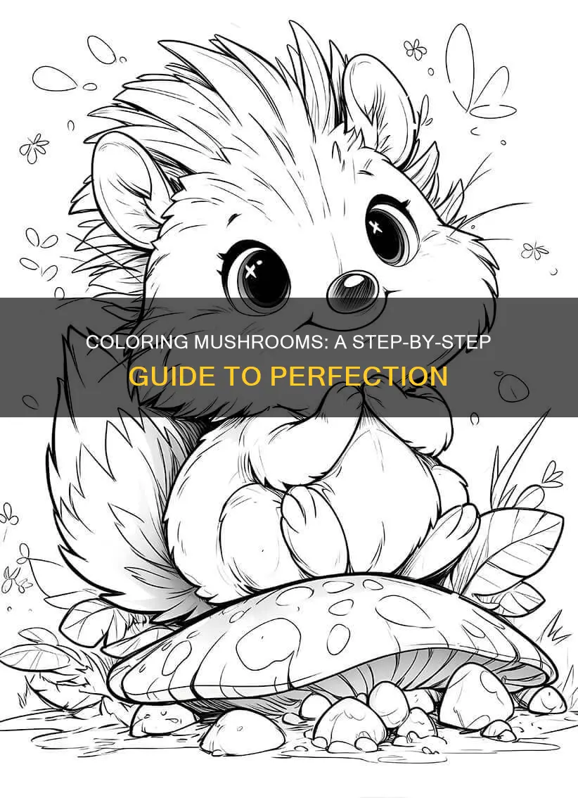 how to color a mushroom