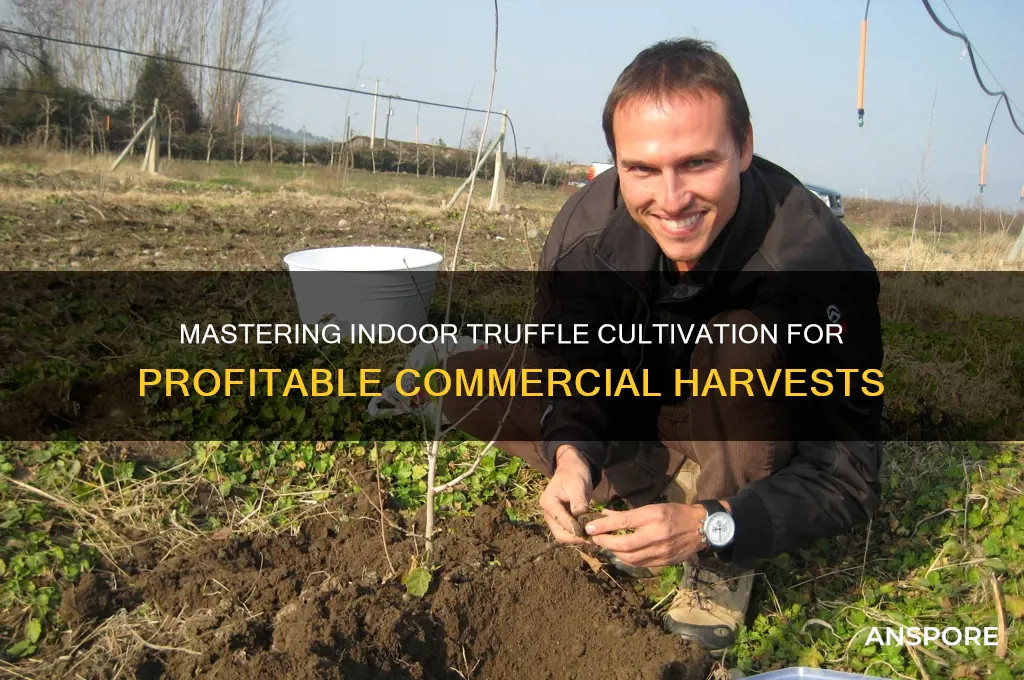 how to commercially grow truffle mushrooms indoors