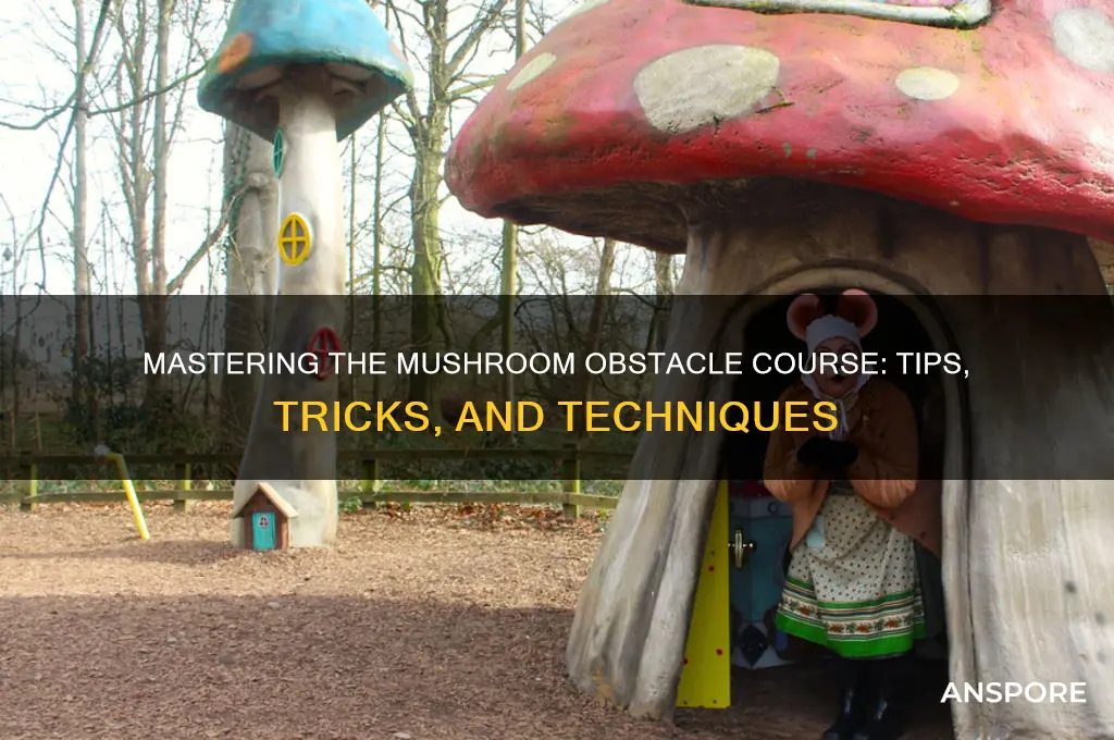 how to complete mushroom obstacle course
