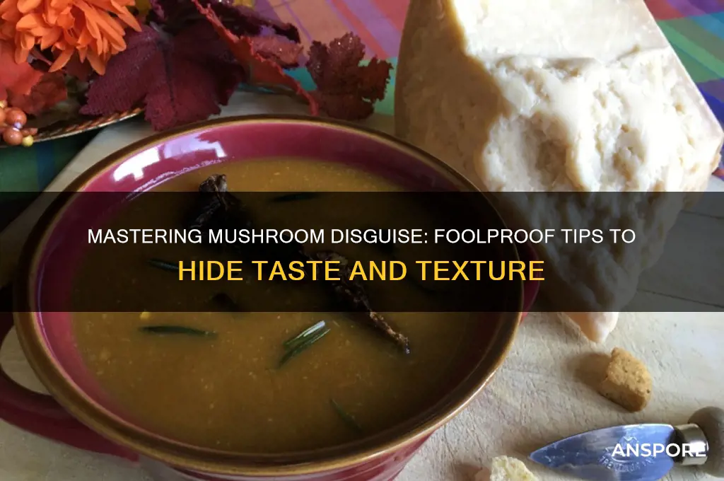 how to completely hide mushroom taste and texture
