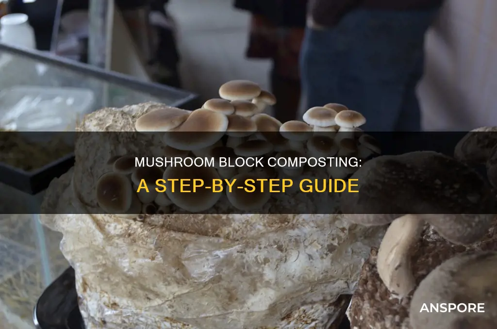 how to compost mushroom blocks