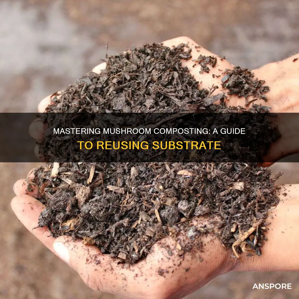how to compost mushroom substrate