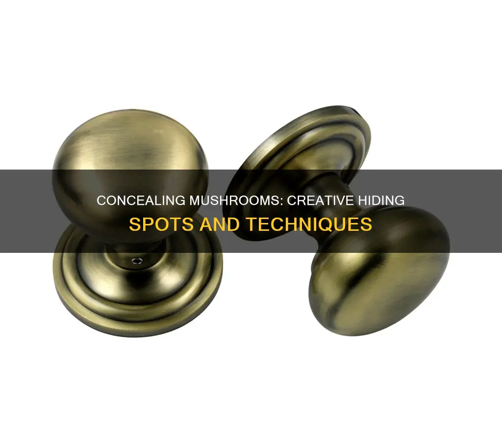 how to conceal mushrooms