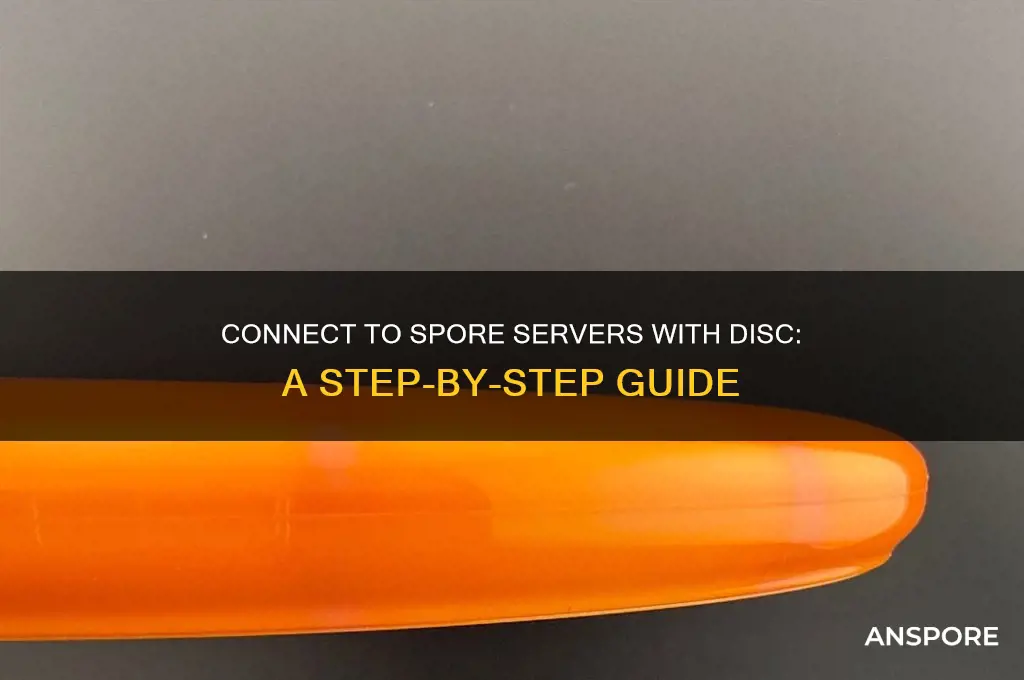 how to connect to spore servers on disc