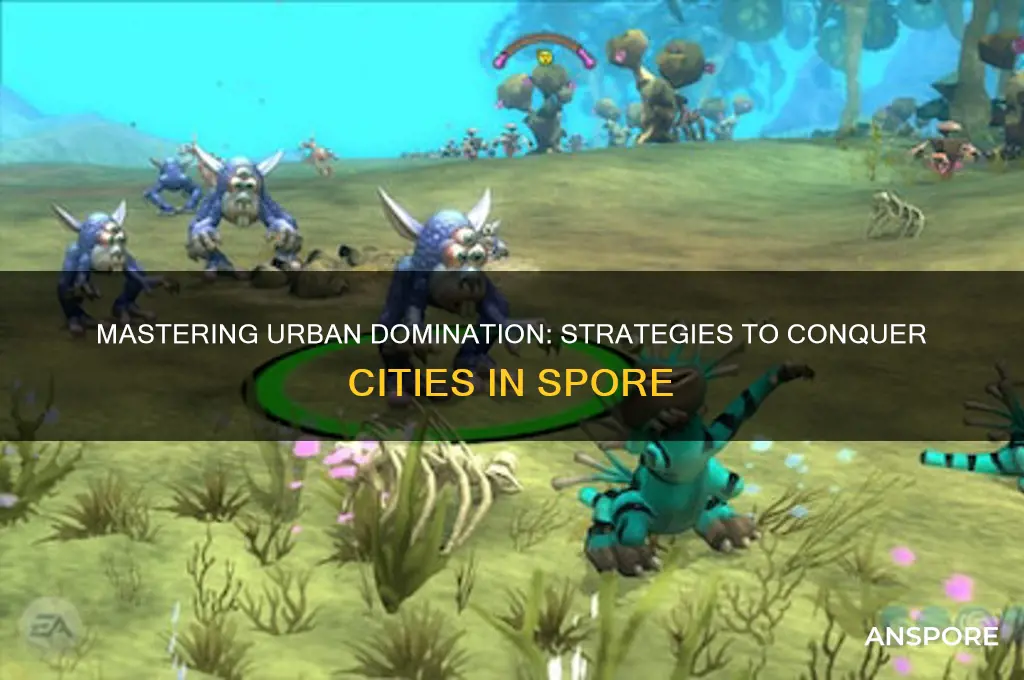 how to conquer cities in spore