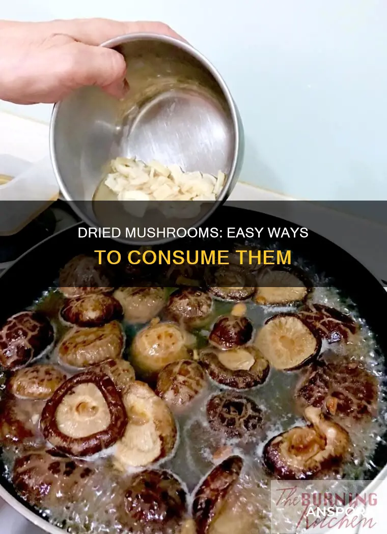 how to consume dried mushrooms